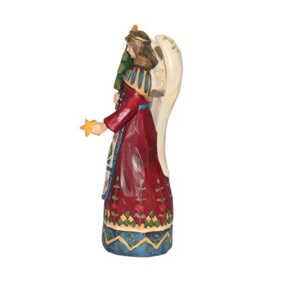 St. Nicholas Square Winterland Collection Angel With Christmas Tree 9 Inch 2009 - Picture 2 of 5